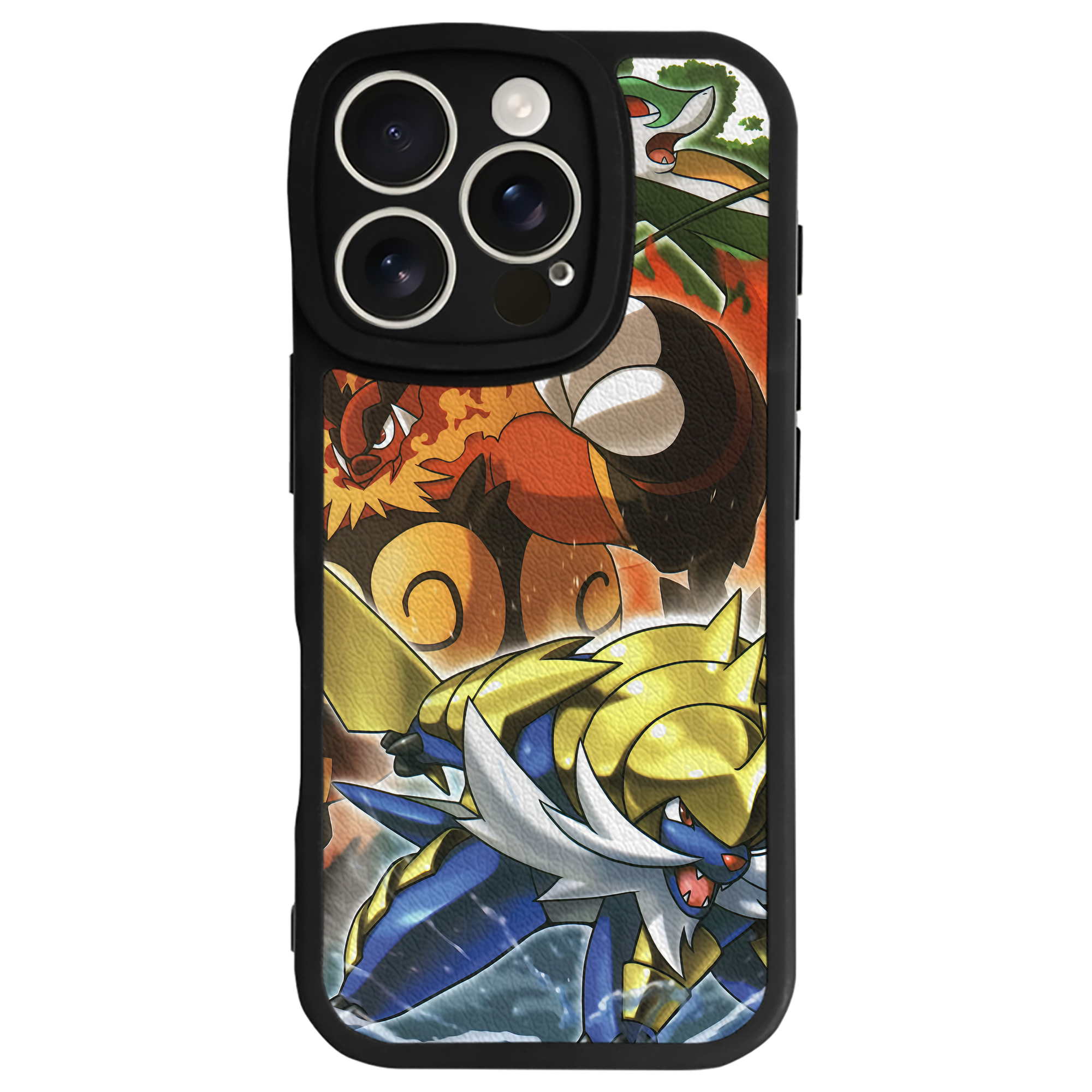 （画像用） ポケットモンスター Pokémon 【iPhone 16シリーズ対応】シリコンスマホケース（レザー調） 材質：シリコン